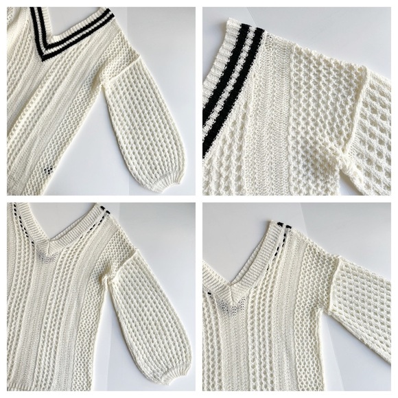 Vici University Open Knit Sweater - Picture 7 of 10